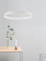 Preview: Nova Luce MOTIF LED Pendelleuchte Weiss 40W Steuerbare Lichtfarbe 200x60cm dimmbar 9530209