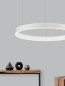 Preview: Nova Luce MOTIF LED Pendelleuchte Weiss 50W Steuerbare Lichtfarbe 200x80cm dimmbar 9530210