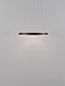 Preview: Nova Luce ADRIA LED Pendelleuchte Schwarz 23W Warmweiss 150x40cm dimmbar 9530225