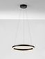 Preview: Nova Luce ADRIA LED Pendelleuchte Schwarz 23W Warmweiss 150x40cm dimmbar 9530225