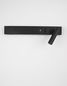Preview: Nova Luce VIDA LED Wandleuchte Schwarz 8W Warmweiss 35x10x8cm 9533521