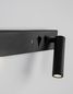 Preview: Nova Luce VIDA LED Wandleuchte Schwarz 8W Warmweiss 35x10x8cm 9533521