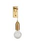 Preview: Nova Luce VEDA Wandleuchte G9 Messing 9,5x20x39cm dimmbar 9536411