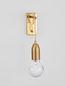 Preview: Nova Luce VEDA Wandleuchte G9 Messing 9,5x20x39cm dimmbar 9536411