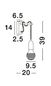 Preview: Nova Luce VEDA Wandleuchte G9 Messing 9,5x20x39cm dimmbar 9536411