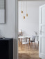 Preview: Nova Luce VEDA Pendelleuchte G9 3-fach Messing 150x30cm dimmbar 9536413