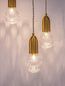 Preview: Nova Luce VEDA Pendelleuchte G9 3-fach Messing 150x30cm dimmbar 9536413