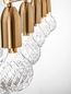 Preview: Nova Luce VEDA Pendelleuchte G9 5-fach Messing 128x10x120cm dimmbar 9536415