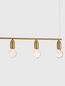 Preview: Nova Luce VEDA Pendelleuchte G9 5-fach Messing 128x10x120cm dimmbar 9536415