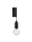 Preview: Nova Luce VEDA Wandleuchte G9 Schwarz 9,5x20x39cm dimmbar 9536416