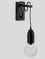 Preview: Nova Luce VEDA Wandleuchte G9 Schwarz 9,5x20x39cm dimmbar 9536416