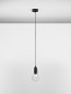 Preview: Nova Luce VEDA Pendelleuchte G9 Schwarz 120x9,5cm dimmbar 9536417