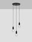 Preview: Nova Luce VEDA Pendelleuchte G9 3-fach Schwarz 150x30cm dimmbar 9536418