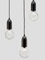 Preview: Nova Luce VEDA Pendelleuchte G9 3-fach Schwarz 150x30cm dimmbar 9536418