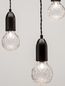 Preview: Nova Luce VEDA Pendelleuchte G9 3-fach Schwarz 150x30cm dimmbar 9536418