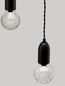 Preview: Nova Luce VEDA Pendelleuchte G9 3-fach Schwarz 150x30cm dimmbar 9536418