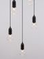 Preview: Nova Luce VEDA Pendelleuchte G9 5-fach Schwarz 150x40cm dimmbar 9536420