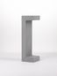 Preview: Nova Luce ARAN LED Wegeleuchte Grau 8W IP65 Warmweiss 16x15x50cm 9540213