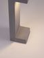 Preview: Nova Luce ARAN LED Wegeleuchte Grau 8W IP65 Warmweiss 16x15x50cm 9540213