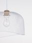 Preview: Nova Luce LYRON Pendelleuchte E27 Weiß 120x30cm dimmbar 9555802