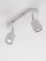 Preview: Nova Luce ORSON Deckenleuchte GU10 2-fach Weiß 28x8x9,7cm dimmbar 9555816