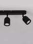 Preview: Nova Luce ORSON Deckenleuchte GU10 3-fach Schwarz 48x8x9,7cm dimmbar 9555817