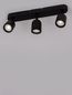 Preview: Nova Luce ORSON Deckenleuchte GU10 3-fach Schwarz 48x8x9,7cm dimmbar 9555817