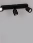 Preview: Nova Luce ORSON Deckenleuchte GU10 3-fach Schwarz 48x8x9,7cm dimmbar 9555817