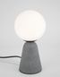 Preview: Nova Luce ZERO Tischleuchte G9 Grau 20x10cm 9577010
