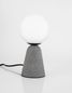 Preview: Nova Luce ZERO Tischleuchte G9 Grau 20x10cm 9577010