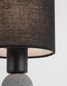 Preview: Nova Luce ZERO Tischleuchte E14 Grau 22,5x12cm 9577161