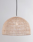 Preview: Nova Luce MELODY Pendelleuchte E27 Beige 250x40cm dimmbar 9586446