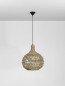 Preview: Nova Luce GRIFFIN Pendelleuchte E27 Braun 205x46cm dimmbar 9586508