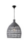 Preview: Nova Luce DESTIN Pendelleuchte E27 Grau 250x42cm dimmbar 9586702