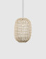 Preview: Nova Luce MELODY Pendelleuchte E27 Beige 250x30cm dimmbar 9586766