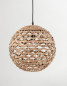 Preview: Nova Luce GRIFFIN Pendelleuchte E27 Braun 250x50,5cm dimmbar 9587122