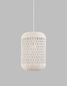 Preview: Nova Luce AURORA Pendelleuchte E27 Elfenbein 250x24,5cm dimmbar 9587162