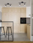 Preview: Nova Luce LUP Deckenleuchte GU10 2-fach Schwarz 31x8x10,9cm dimmbar 960006