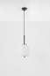 Preview: Nova Luce LATO Pendelleuchte E14 Schwarz 120x16,5cm dimmbar 9624075