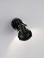 Preview: Nova Luce RUVI Wandleuchte E14 Schwarz 12x20x21cm dimmbar 9624103
