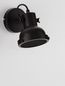 Preview: Nova Luce RUVI Wandleuchte E14 Schwarz 12x20x21cm dimmbar 9624103