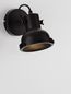 Preview: Nova Luce RUVI Wandleuchte E14 Schwarz 12x20x21cm dimmbar 9624103