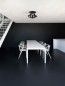 Preview: Nova Luce RUVI Deckenleuchte GU10 3-fach Schwarz 22x24cm dimmbar 9624105