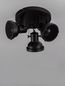 Preview: Nova Luce RUVI Deckenleuchte GU10 3-fach Schwarz 22x24cm dimmbar 9624105