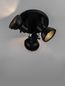 Preview: Nova Luce RUVI Deckenleuchte GU10 3-fach Schwarz 22x24cm dimmbar 9624105
