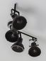 Preview: Nova Luce RUVI Deckenleuchte E14 4-fach Schwarz 66,8x12x25,5cm dimmbar 9624106
