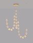 Preview: Nova Luce BRILLANTE LED Pendelleuchte Gold 134W Neutralweiss 300x147cm dimmbar 9695201