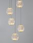 Preview: Nova Luce BRILLANTE LED Pendelleuchte Gold 26W Neutralweiss 120x27cm dimmbar 9695209