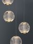 Preview: Nova Luce BRILLANTE LED Pendelleuchte Gold 26W Neutralweiss 120x27cm dimmbar 9695209