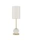 Preview: Nova Luce BRILLE LED Tischleuchte Gold 8,8W Neutralweiss 54x15,4cm 9695210